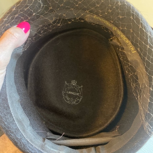 2 FOR $20 Vintage Wool LLAMASENE FREDERICK & NELSON Cloche - Picture 5 of 7